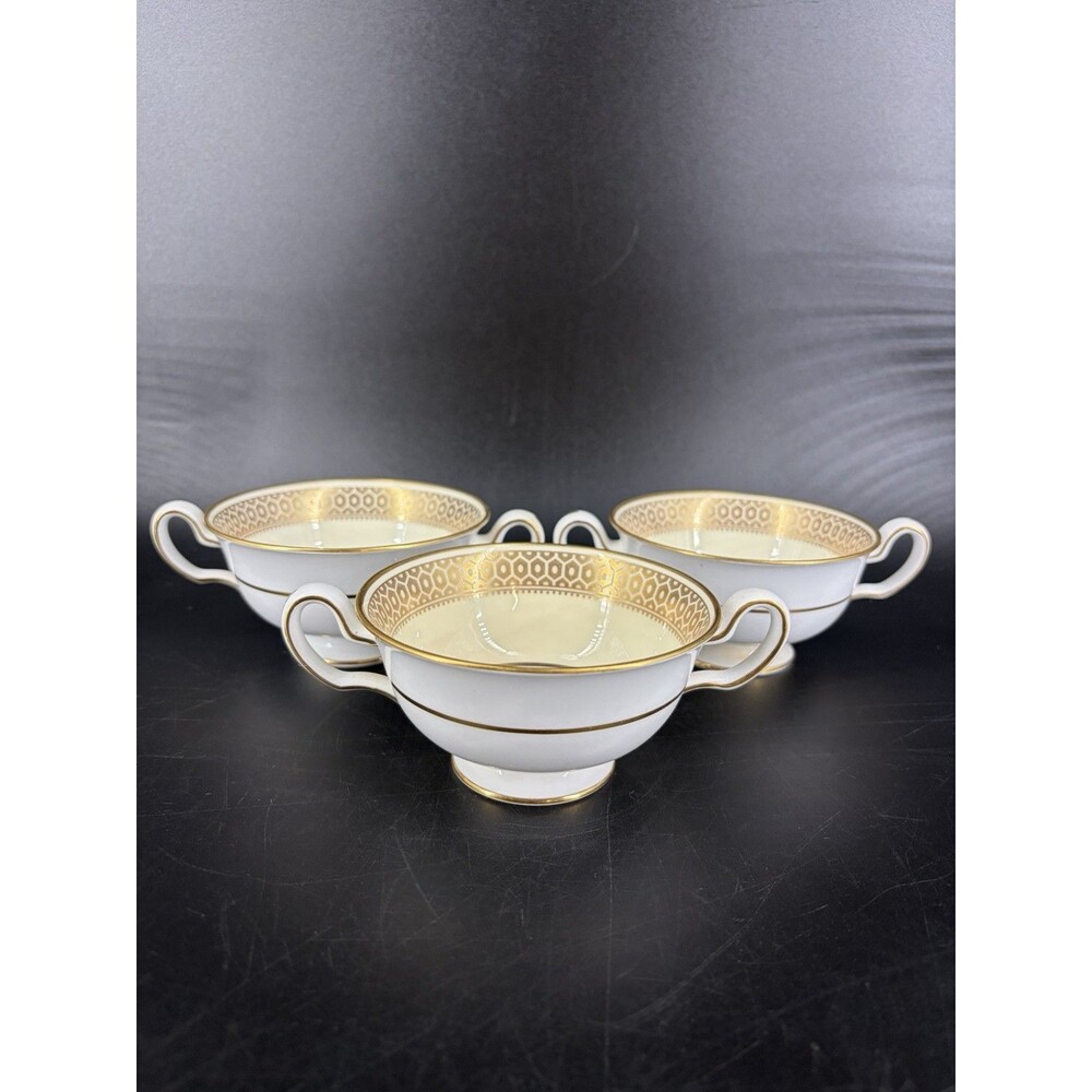 Copeland Spode Davis Collamore – Double-Handled Cream soup Cups 3